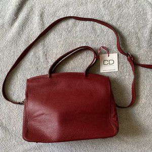 Italian Red Leather Purse